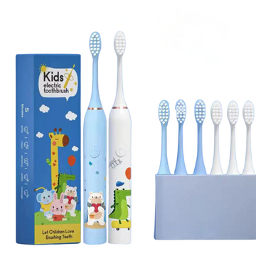 Escova Elétrica Kids Recarregável + BRINDE de 3 Reposições